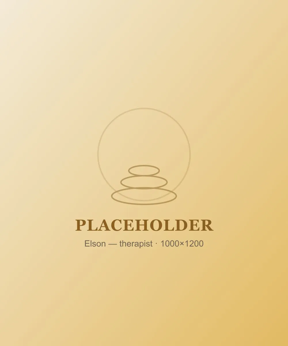 Elson, the massage therapist at Luxe Massage