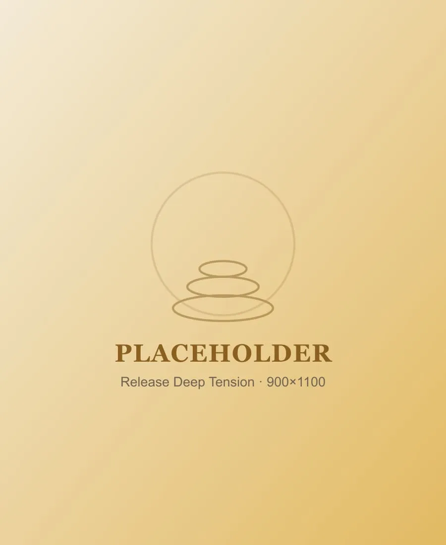 Deep tissue massage releasing tension